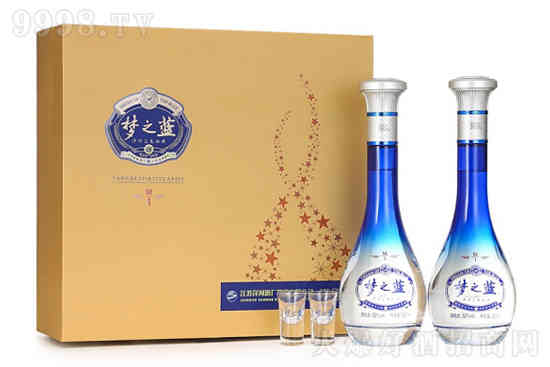 52°洋河蓝色经典梦之蓝M1礼盒装绵柔浓香型白酒500ml价格，多少钱？