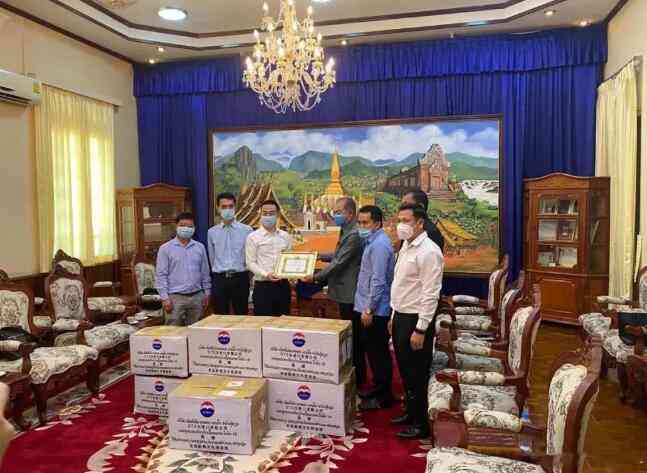 茅台经销商STS公司为老挝捐赠物资，驰援当地抗“疫”工作