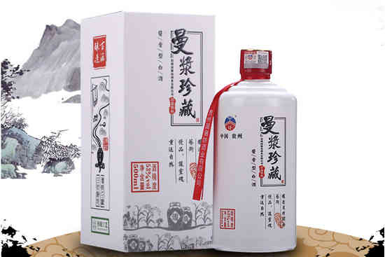 贵州曼浆酒单瓶53度礼盒装酱香型粮食高粱酒原浆白酒