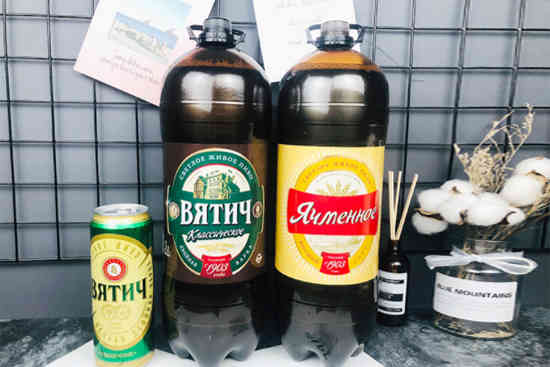 俄罗斯进口唯吉熊经典大麦啤酒大桶装3升