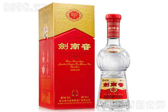 38°剑南春水晶剑浓香型白酒500ml价格，多少钱？