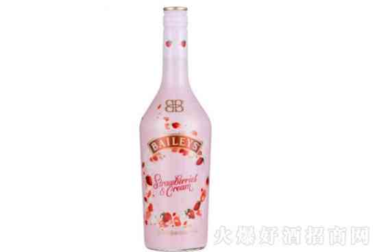 17°英国百利草莓奶油味甜酒价格，多钱一瓶