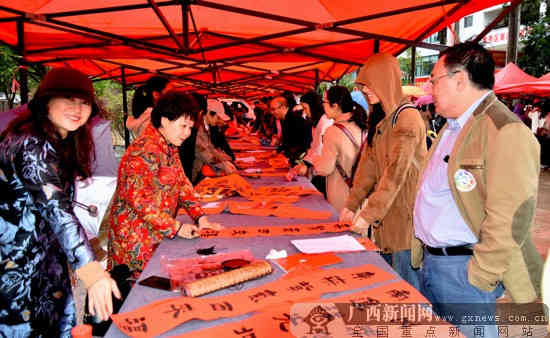 文化进万家广西文艺志愿服务活动走进凤岭北社区