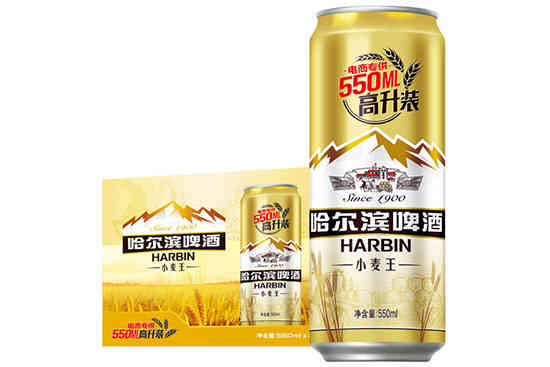 哈尔滨小麦王啤酒