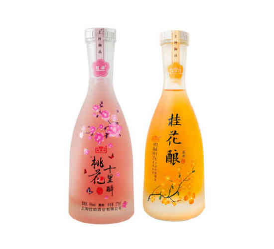 澳迪尼女士低度酒桃花酿桂花酿花果味酒2瓶装
