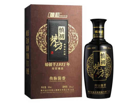 52°慎初酱香传世精品布礼盒500ml价格，多少钱？