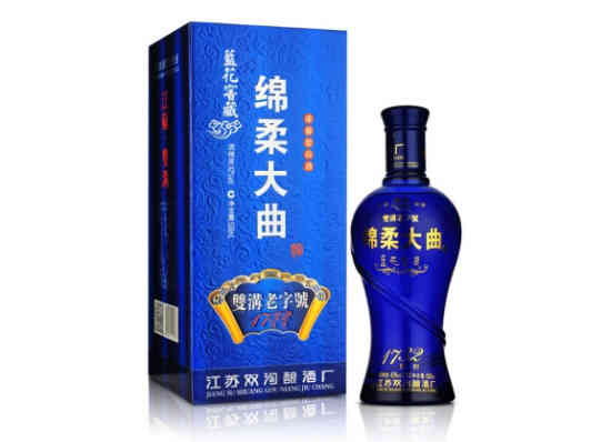 42°双沟绵柔大曲蓝花窖藏500ml价格，多少钱？