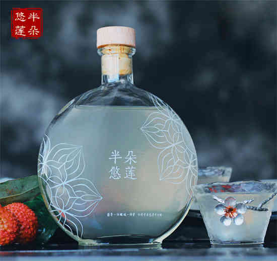 半朵悠莲酒坊10度花果酒微醺高颜值低度荔枝酒