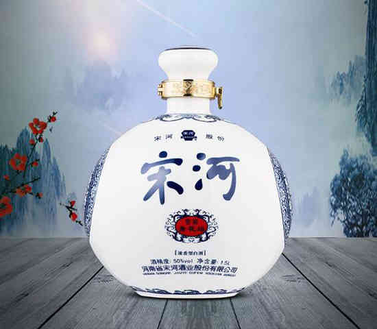 宋河粮液窖藏青花坛50度1500ml大坛浓香型白酒
