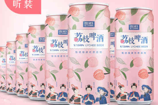 雪津荔枝果味啤酒310ml×12听整箱精酿啤酒