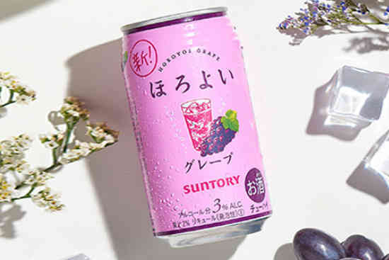 日本三得利微醺和乐怡鸡尾酒葡萄味
