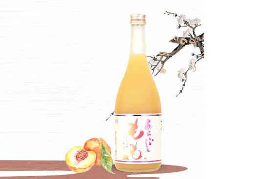 梅乃宿桃子酒720ml日本原装进口甜酒桃酒女士果酒