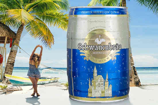 德国天鹅城堡小麦啤酒5L价格，多少钱？