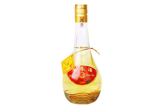问渡长白山人参酒瓶装山参枸杞酒42度450ml单瓶礼品酒