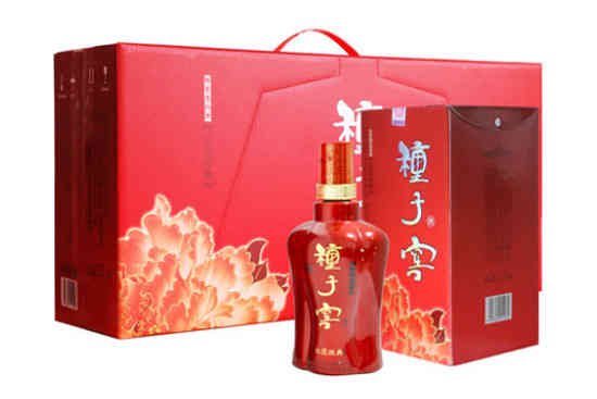 金种子红花种子窖40度460mL×4瓶礼盒酒浓香白酒