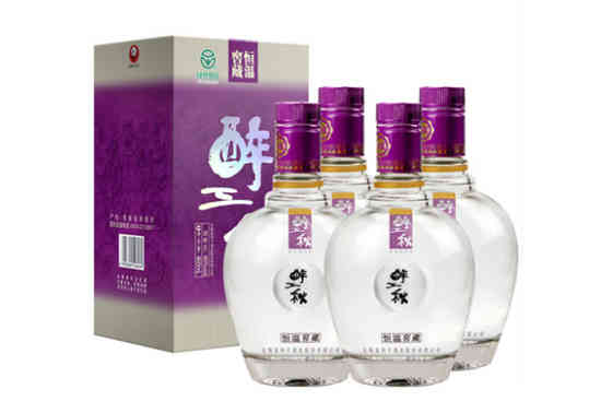 金种子醉三秋40度460mL×4瓶浓香型礼盒整箱白酒
