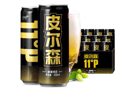 青岛皮尔森摆谱精酿啤酒330ml价格，多少钱？
