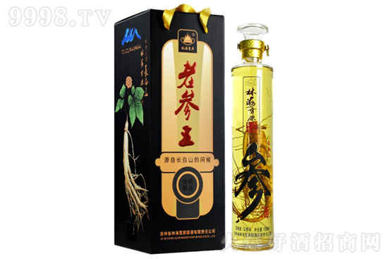 林海雪原老参王酒 52度1000ml 人参养生酒价格，多少钱？