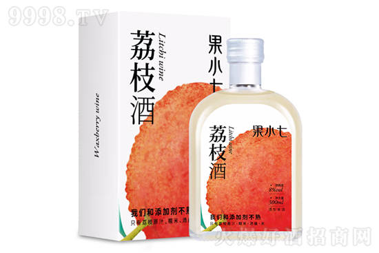 8°果小七荔枝酒300ml价格，多少钱？